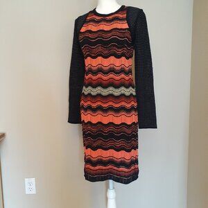 M Missoni Cheveron Knit Dress